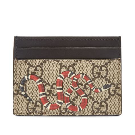 gucci card holder mens tiger|gucci card holder with snake.